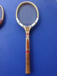 Vintage Lew Hoad Dunlop Maxply Wood Tennis Racquet, Nice