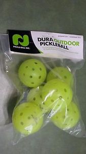 Dura Outdoor pickleball 6 pack, dura fast 40, neon