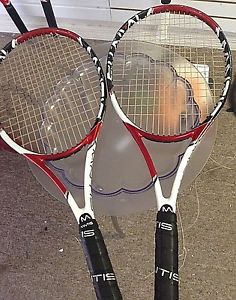 2 Used Mantis Tour 305 Tennis Racquets 4 1/2