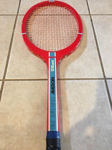 Vintage TENNIS RACQUET Wilson BILLIE JEAN KING American strata-bow