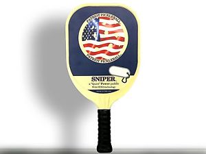 New Patriot Pickleball Sniper Quiet Power Polymer Composite Pickleball Paddle