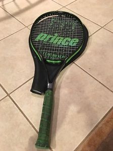 Prince Oversize Pro Comp Sport Widebody Racquet Ball Racquet,Black/Green, 4 1/4