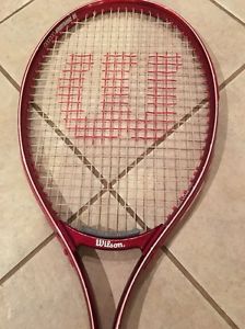 Vintage Wilson Pro 95 High Beam Tennis Racquet  Guessing 4 1/2 Grip