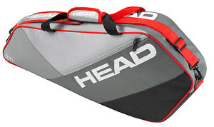 Head Elite 3R Pro Tennis Racquet Racket Bag - Black/Red - Auth Dealer