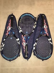 Babolat Swirly Pure Drive Tennis Racquets (package of 2), 4-3/8ths