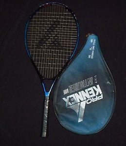 Pro Kennex Intruder 117 Tennis Racquet  4 3/8 Grip New Over wrap  #3164