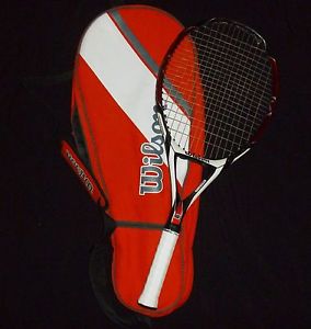 Wilson K Factor K 5 108 head 4 3/8 grip Tennis Racquet With Deluxe Bag  #3161