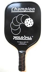 NEW Champion Pickleball Paddle w/ Cushion Grip - Black - 4.5"