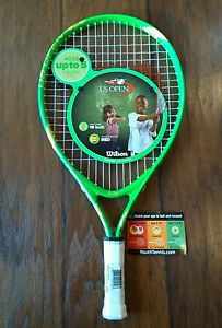 Wilson youth tennis racket 19" green and yellow image 1