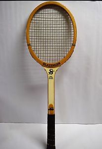 Slazenger Autograph Wood Tennis Racquet 4 5/8 Excellent Bamboo No. 1787
