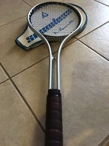 VIntage Seamless Ken Rosewall  4 1/4 M Tennis Racquet And Cover