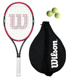 Wilson Federer 26 Raqueta De Tenis + Funda + 3 Pelotas De Tenis