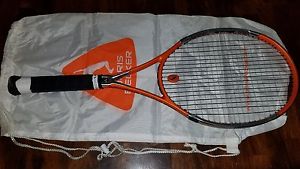 Boris Becker 11 DNX  Special Edition tennis racquet with light bag orange black