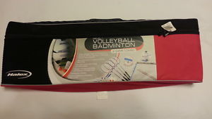 Halex Select Volleyball / Badminton 2 Game Combination Set Complete