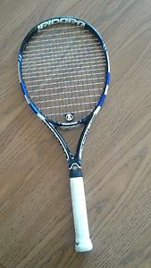 babolat pure drive 4 3/8 16x19 9.3oz wt. 110 head size strung ready to play!