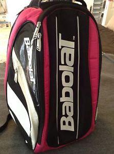 Babolat Team Bag Pink Black White Tennis Backpack Nice EUC