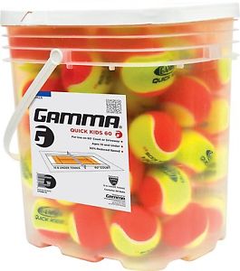 Gamma Sports Quick Kids 60 Low Bounce Training and Practice Transition Tennis 12