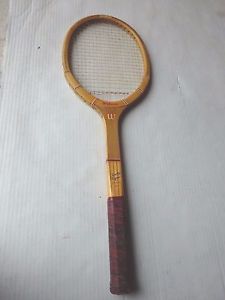 Wilson Bobby Riggs Autograph Wood Tennis Racquet, Used in Tournament  Play