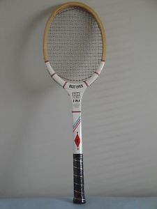 VINTAGE CHAMPION 7- PLY LAMINATED HARDWOOD TENNIS RACQUET RACKET GRIP 4 5/8 M
