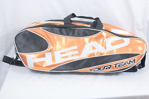Head Tour Team Tennis Travel Bag Black/White/Orange CCT Style 3901