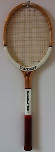 Vtg. SLAZENGER SUREFLIGHT wood tennis racquet - L3 - Minty