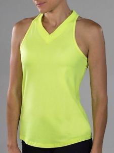 NWT Women's Jofit Tennis Betsy Tank Top XXL Jacquard Citron New