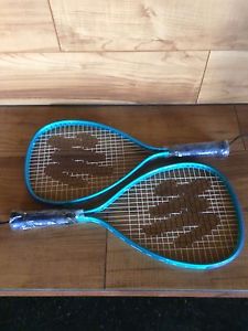 (2) MacGregor Collegiate Racquetball Racquets - Blue/Turquoise