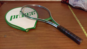 Vintage Prince Tennis Racket 80's erGreen With Cover in good shape - court ball