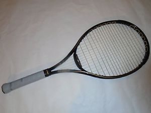 Prince O3 Speedport Gold Oversize (115) Tennis Racquet. 4 3/8. VS Natural Gut.