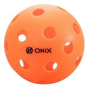 Pure 2 Indoor Pickleballs Orange 6 Pack