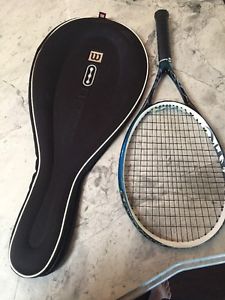 Used Wilson Ncode  NW4 W4 Cobalt Storm Tennis Racket 4 3/8 Grip