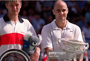 GRAND SLAM RACQUET-AGASSIS PERSONAL 2000 AUSTRALIAN OPEN FINALS RACQUET