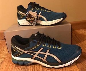 Asics Gel GT-1000 Gore-Tex SpEVA IGS DUOMAX Blue Silver Lime White Mens Size 12