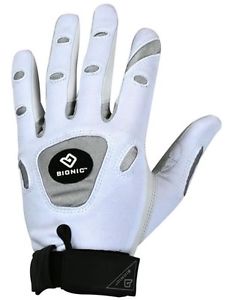 Bionic Tennis Glove White Left Handed Ladies Medium (for RH Golfer)