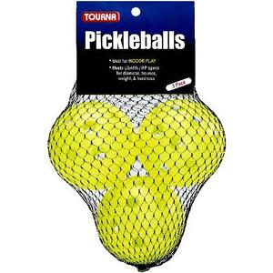 Tourna Pickleball, 3-Pack, Optic Yellow