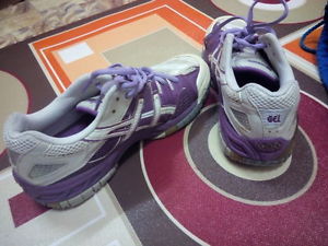 asics gel sensei women purple white us7