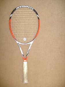 WILSON Steam 99S demo tennis racket 4 3/8 strung @ 55 Lbs