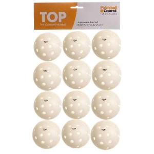 PickleballCentral 12 Pack TOP Outdoor Pickleball, White