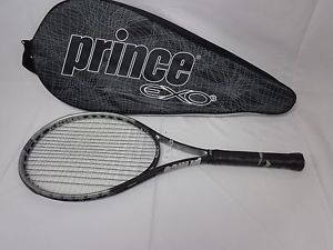 Prince Exo3 Black Team 100 Tennis Racquet 4 1/2" grip 295 swing weight 975 power