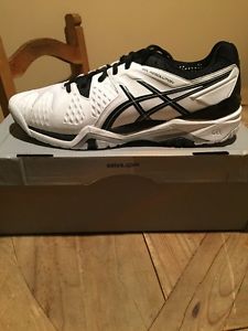 Asics Gel -resolution 6 Men's Size 12. White/black/silver