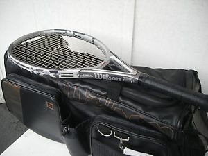 WILSON TRIAD 3.2 RACKET~4-1/2 GRIP~NEW *SQUARE NOT SPLAY* STRINGS~9.9 CONDITION*
