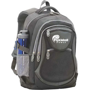 PICKLEBALL MARKETPLACE "All-In-1" Backpack - New - Black & Grey