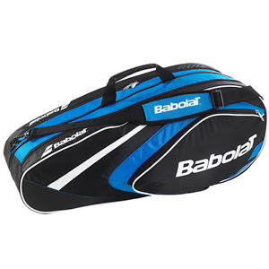 Babolat Club Line Tennis Racquet Holder Back Pack Bag 6 Blue New Free Shipping