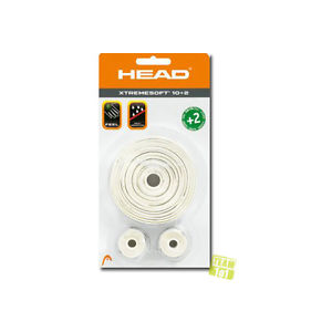 Head Cinta de agarre Overgrip's Xtreme Suave 10 + 2 blanco