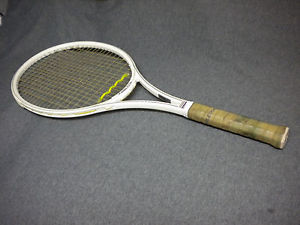 WIMBLEDON HM-98 TENNIS RACQUET 4 3/8" ORIGINAL LEATHER GRIP VERY NICE