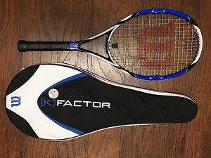 Wilson K Factor K Pro Six Tennis Racket, Size 4 3/8