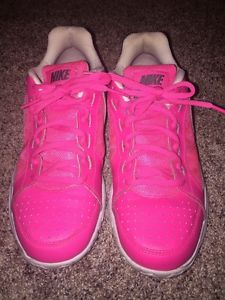 Nike Air Vapour Ace Tennis Womens 8.5 Pink White Sneakers Shoes 724870-610