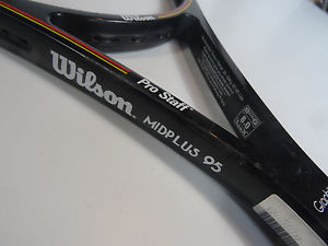 Vintage Wilson Pro Staff 6.0 midplus 95 tennis racket 4 5/8 Sampras