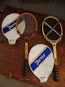 TAD Davis Wood Tennis Racquets Davis TAD Classic Lot Of Two Excellent!!!
