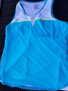 Lucky in love tennis skirt turquoise size XL
